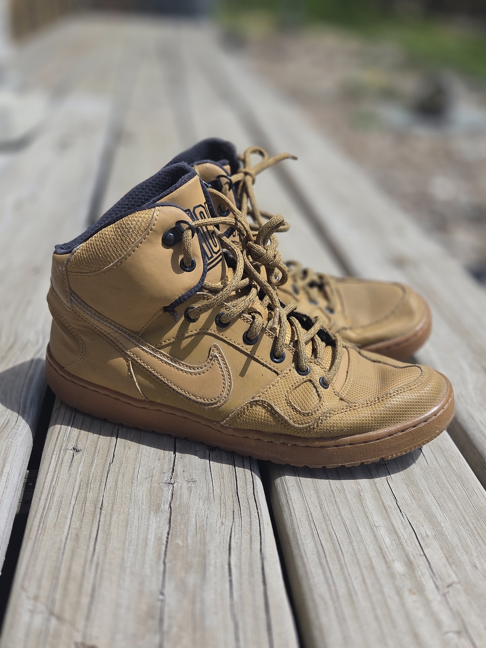 Nike Son Of Force Mid Wheat Men's Size 9